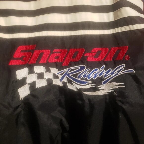 Snap On Racing Vintage 90s Jacket size Extra Large (XL) Black/Red Full Zip CHOKO - Picture 2 of 10